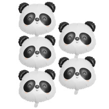 15Pcs Inflatable Panda Balloons Multi-Color Foil Party Accessories