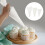 6Pcs White Polyester Cotton Piping Bag for Home Baking Decoration 10