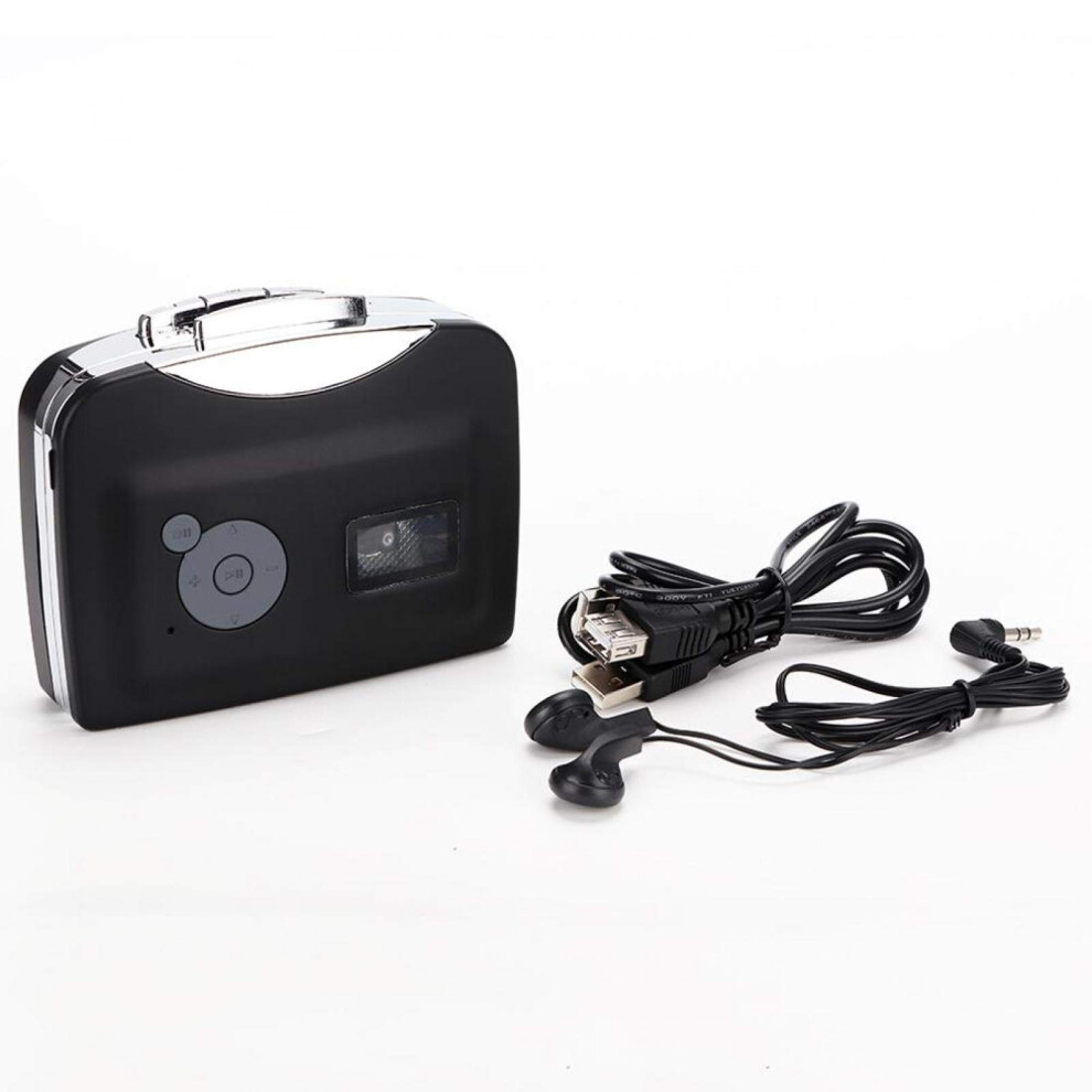 Cassette To Mp3 Converter With Headphones And Playback, Usb Tape To Digital Converter For Home 9174973493006