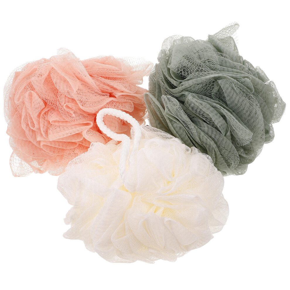 Happyyami 6Pcs Mesh Shower Balls With Hanging Rope For Gentle Body Exfoliation
