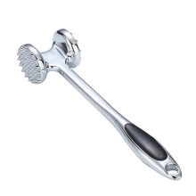 1Pc Black Zinc Alloy Meat Mallet Household Steak Pounder Tool