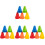 100 Pcs Plastic Roller Skating Marker Cones For Obstacles 7