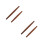 4Pcs Sturdy Wooden Rolling Pins Small Dough Roller for Home Use 9