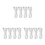 12Pcs White Tpe Water Flosser USB Cable Fast Charging Replacement Cord 9