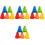 100 Pcs Plastic Roller Skating Marker Cones For Obstacles 8
