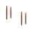 4Pcs Sturdy Wooden Rolling Pins Small Dough Roller for Home Use 6