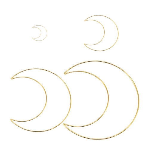 36Pcs Golden Dream Catcher Hoops Iron Frame for Crafting