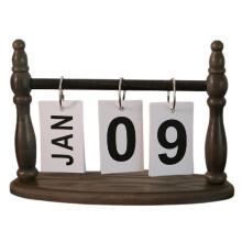 1X Duurzame Desk Kalender Met Makkelijke Flip
