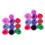 20Pcs Lightweight Juggling Scarves Soft Chiffon Dance Studio Props 6