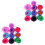 20Pcs Lightweight Juggling Scarves Soft Chiffon Dance Studio Props 5