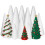 60Pcs White Craft Cones Foam Material for Christmas Tree DIY Projects 1