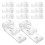 64Pcs Home Use Roller Shade Chain Retainers Clear Acrylic Cord Hooks 3