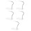 5Pcs Adjustable Transparent Figure Base Stands for Model Collectibles 4
