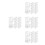 64Pcs Home Use Roller Shade Chain Retainers Clear Acrylic Cord Hooks 7