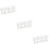3Pcs Easy-Install Plastic Pigeon Spikes Silver for Bird Protection 9