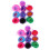 20Pcs Lightweight Juggling Scarves Soft Chiffon Dance Studio Props 9