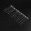 3Pcs Easy-Install Plastic Pigeon Spikes Silver for Bird Protection 11
