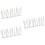 3Pcs Easy-Install Plastic Pigeon Spikes Silver for Bird Protection 7