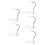 5Pcs Adjustable Transparent Figure Base Stands for Model Collectibles 7