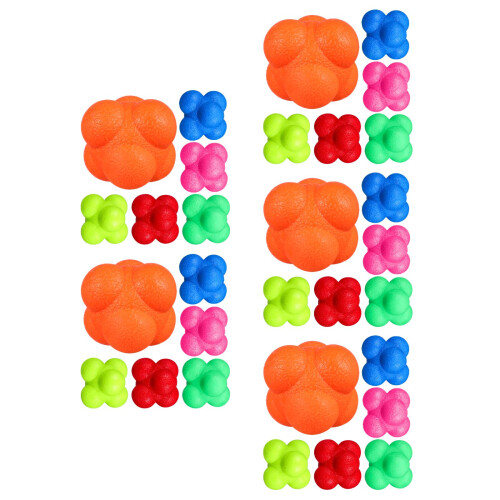 30Pcs Assorted Reflex Balls for Baseball, Tennis and Agility Training 1