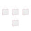 4Pcs Magnetic Pink Mini Whiteboards with Removable Hanging Rope 8