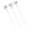 9Pcs Stainless Steel Cake Tester Easy Clean Baking Tool White Grip 9