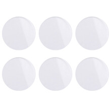 12Pcs Transparent Watch Glass Lens Round Flat Durable Screen Protector