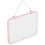 4Pcs Magnetic Pink Mini Whiteboards with Removable Hanging Rope 2