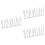 3Pcs Easy-Install Plastic Pigeon Spikes Silver for Bird Protection 6