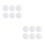 12Pcs Transparent Watch Glass Lens Round Flat Durable Screen Protector 9