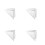 8Pièces Couvre-Angles Protecteurs Blancs En -Foot 9
