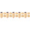 5Pcs Light Brown Foundation Brush Set Soft Fiber Makeup Blending Tools 10