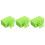 300Pairs High-Density Sponge Green Toe Separators for Nail Fixing 8