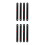 8Pcs Compact Black Soccer Score Counters for Interactive Table Games 10