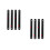 8Pcs Compact Black Soccer Score Counters for Interactive Table Games 5
