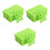300Pairs High-Density Sponge Green Toe Separators for Nail Fixing 9