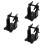 3Sets Plastic Printer Label Holder External Roll Storage Rack 5