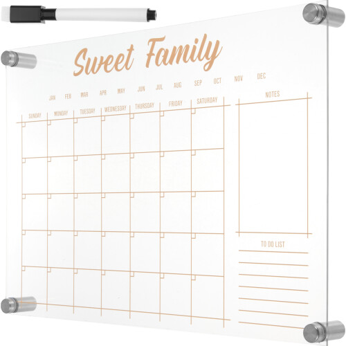 4 Sets Planning Board Erasable Dry Erase Whiteboard Weekly Planner