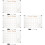 4 Sets Planning Board Erasable Dry Erase Whiteboard Weekly Planner 9