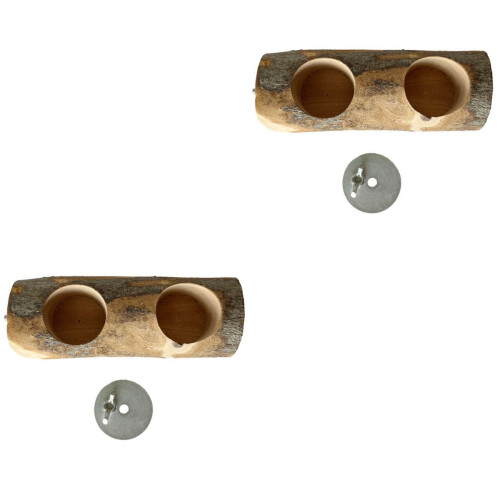 2Pièces Support Oiseaux Accessoire Pour Cage 2