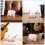 3Pcs Lightweight Foldable Music Stand Portable White Plastic Holder 7