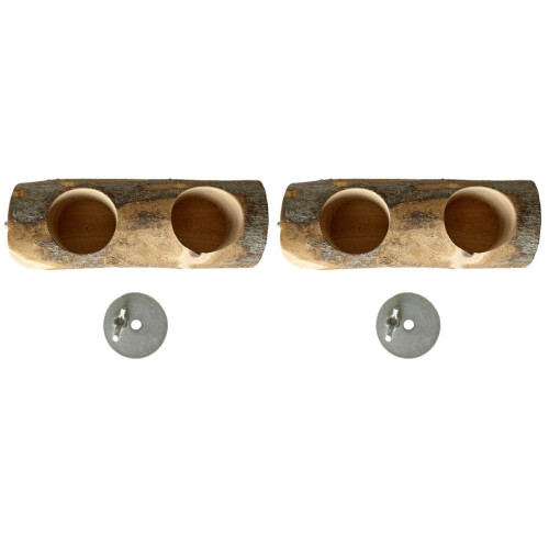 2Pièces Support Oiseaux Accessoire Pour Cage 1