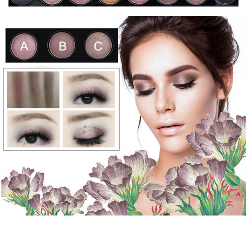 40 Colors Eye Shadow Makeup Combination Cosmetic Pallet (02) 1