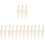 15 Pcs Ice Cream Roll Molds Waffle Cone Kit Washable Kitchen Tool 7