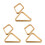 6Pcs Portable Solid Wood Pool Table Triangle Rack Beige for Billiards 4