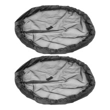 4Pcs Black Floating Pond Planter Fine Mesh Fish Barrier for Plants