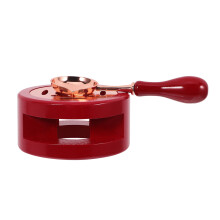 Facial Basket Decors Paint Furnace Spoon 10.50x3.50x1.60cm Red
