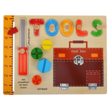 3Sets Peuter Busy Board Hout Compact Reis Speelgoed Cognitief