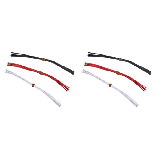 60Pcs 22Awg Guitar Pickup Wire Hard Plastic Copper Assorted Colors 1