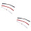 60Pcs 22Awg Guitar Pickup Wire Hard Plastic Copper Assorted Colors 6